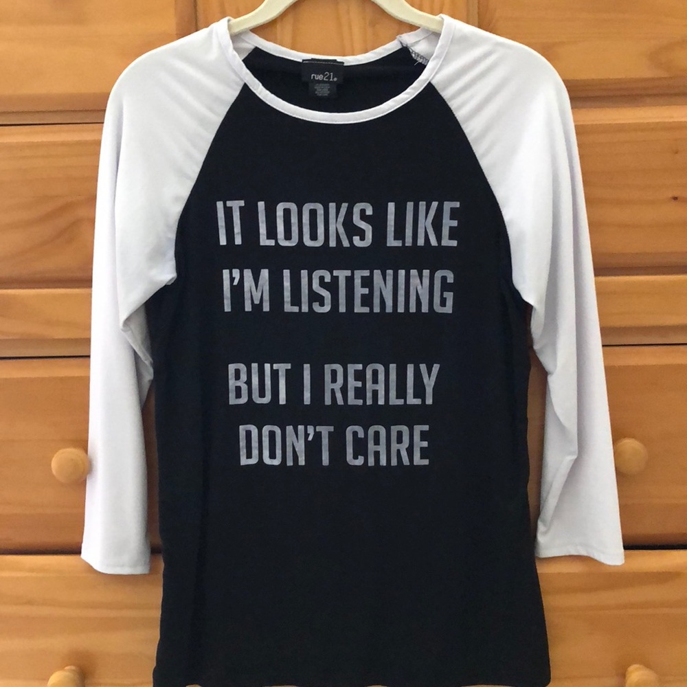 Graphic baseball tee